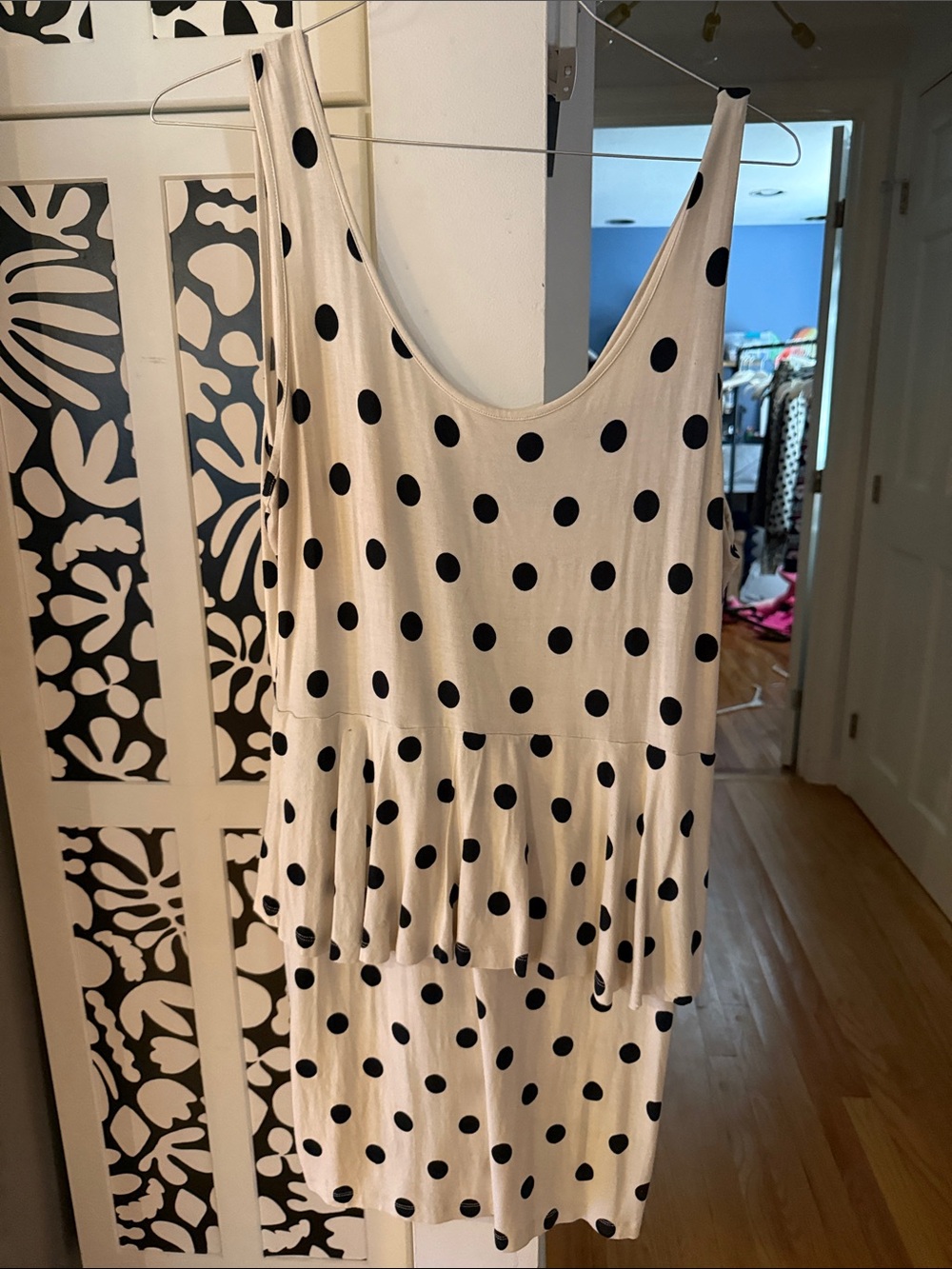 asos peplum polka dot body con dress